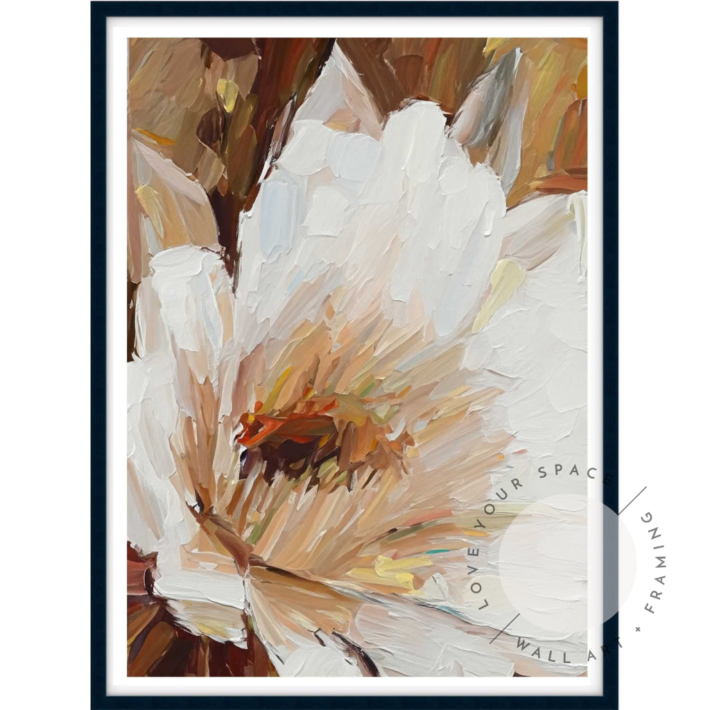 Sunlit Blossom A4 (21cm x 29.7cm) / Black Posters Prints & Visual Artwork
