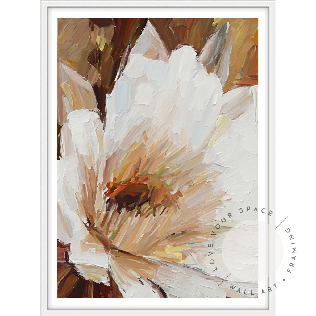 Sunlit Blossom A4 (21cm x 29.7cm) / White Posters Prints & Visual Artwork
