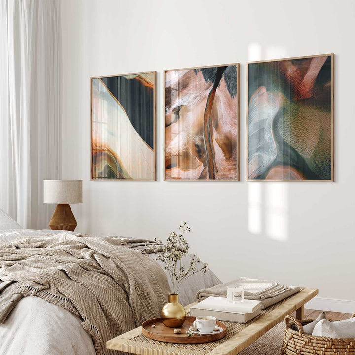 Earth Abstract Trio