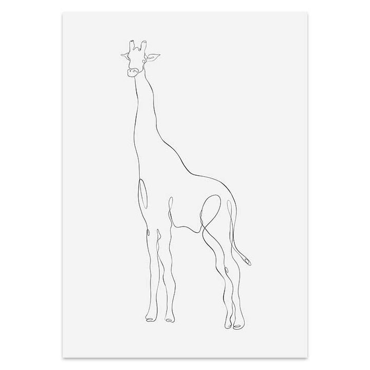 Animal Line Drawings (9 different styles)
