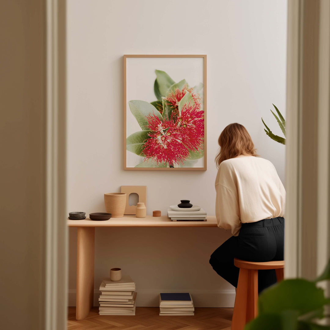 Red Eucalyptus Blossom II