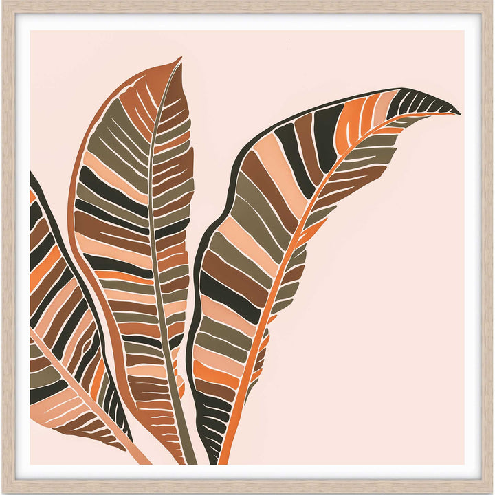 Tropical Banana Leaves - SQUARE