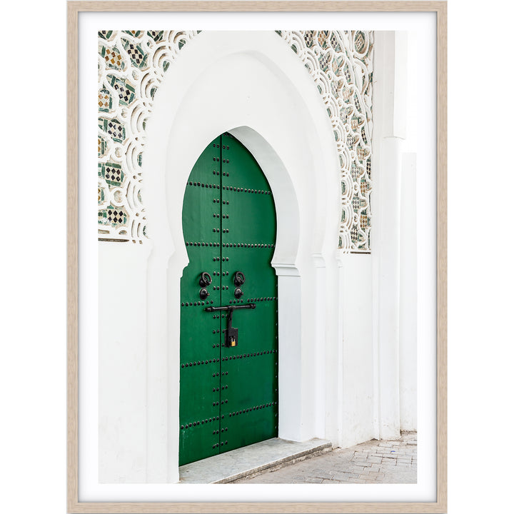 Moroccan Green Door