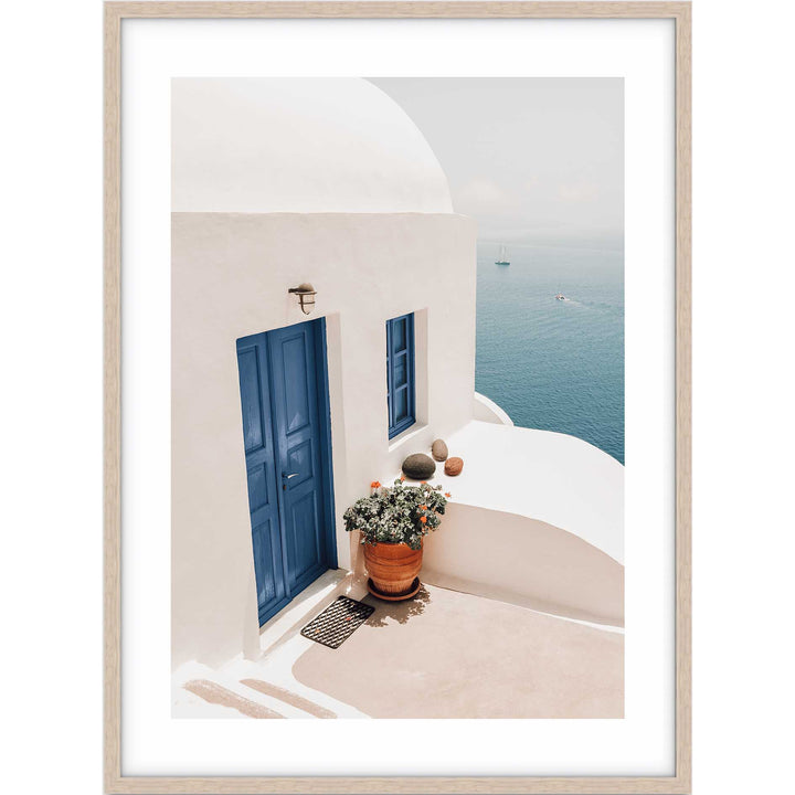Blue Door - Santorini