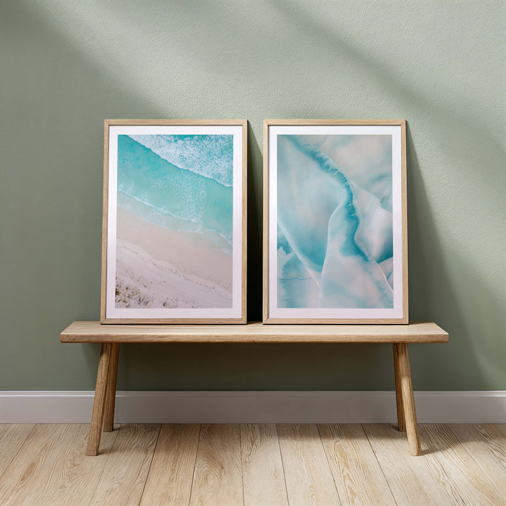 Set of 2 - Rottnest Island I & Blue Silk