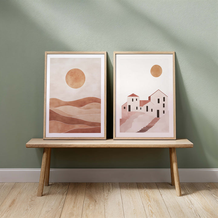 Set of 2 - Desert Glow I & II