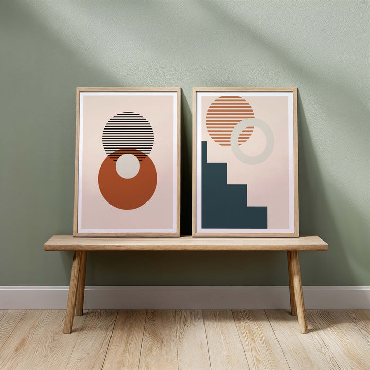 Set of 2 - Geo no.3 & Geo no.4