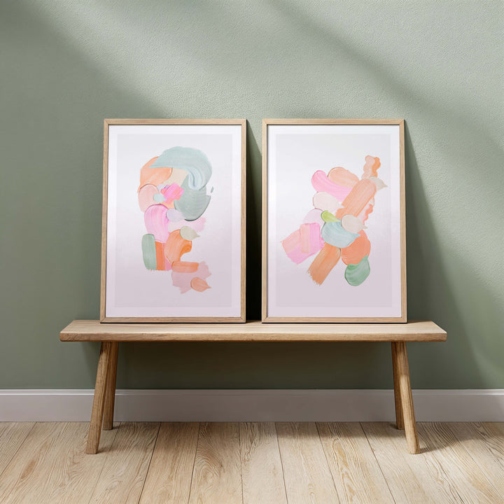 Pastel Paint Strokes IV