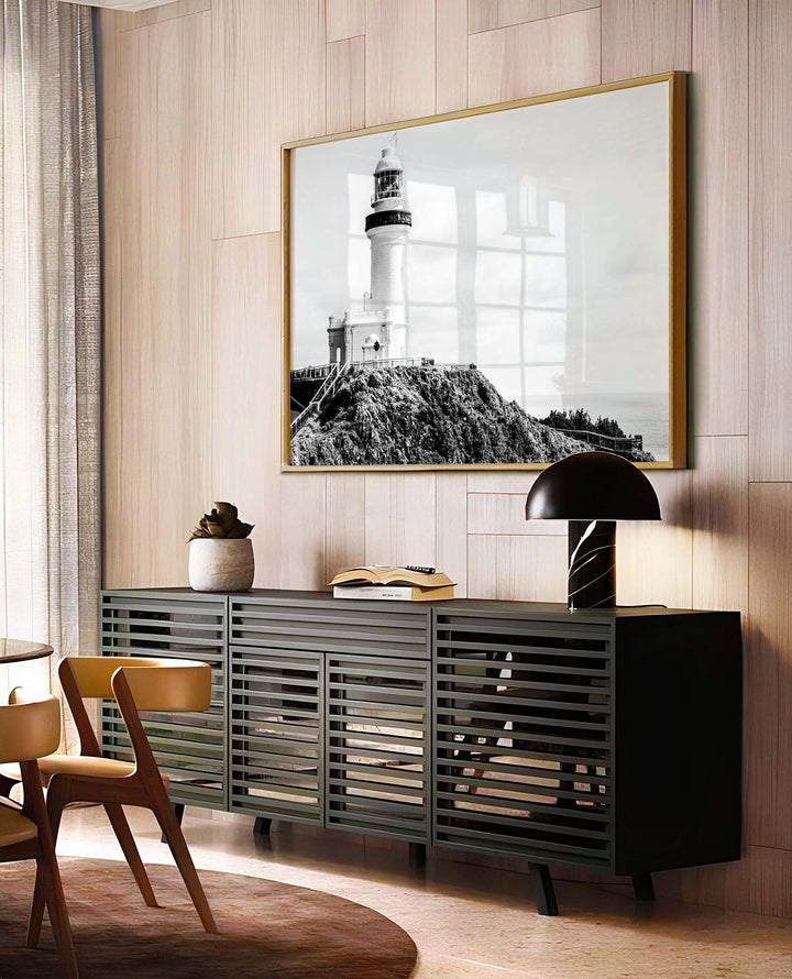 Lighthouse - Byron Bay no.2 - Black & White