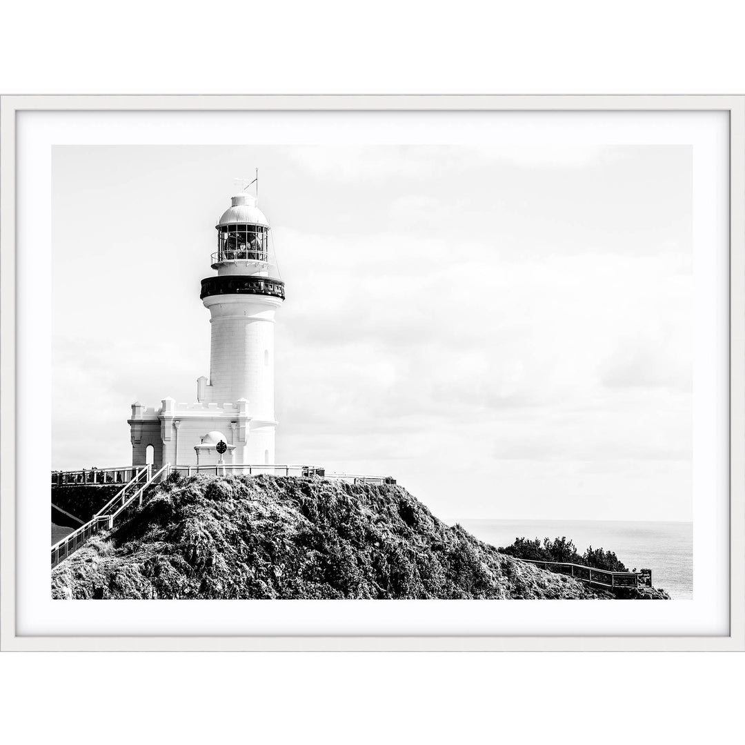 Lighthouse - Byron Bay no.2 - Black & White