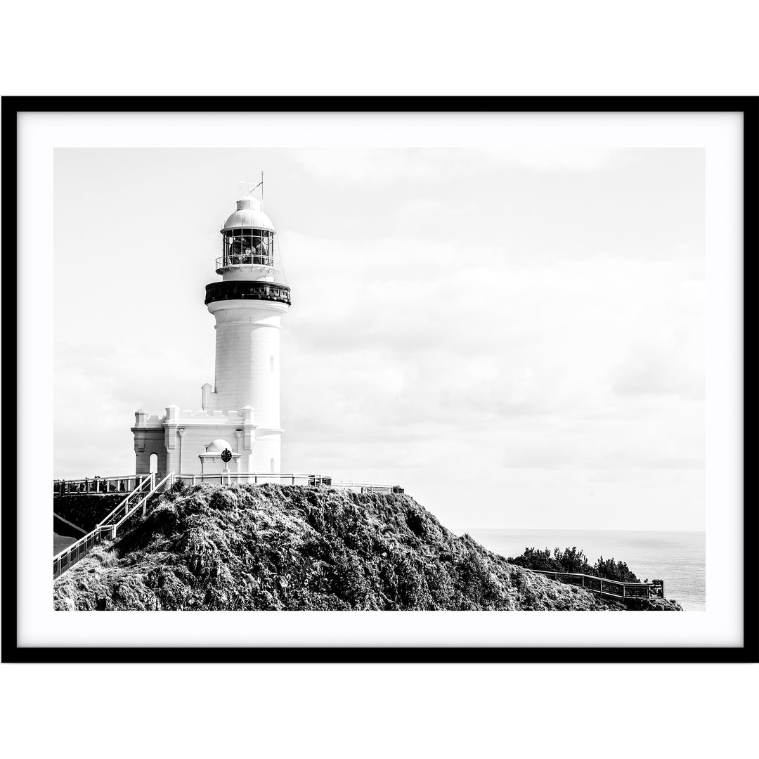Lighthouse - Byron Bay no.2 - Black & White