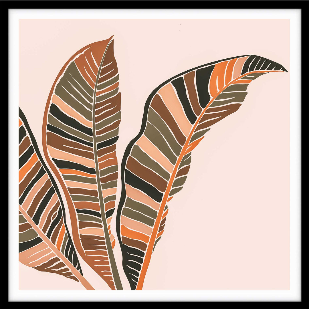 Tropical Banana Leaves - SQUARE