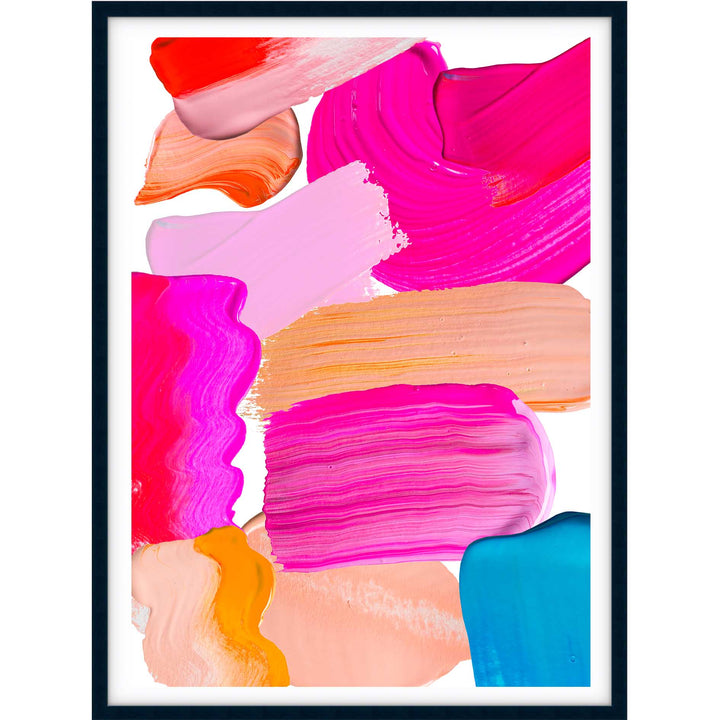 Neon Paint Strokes I