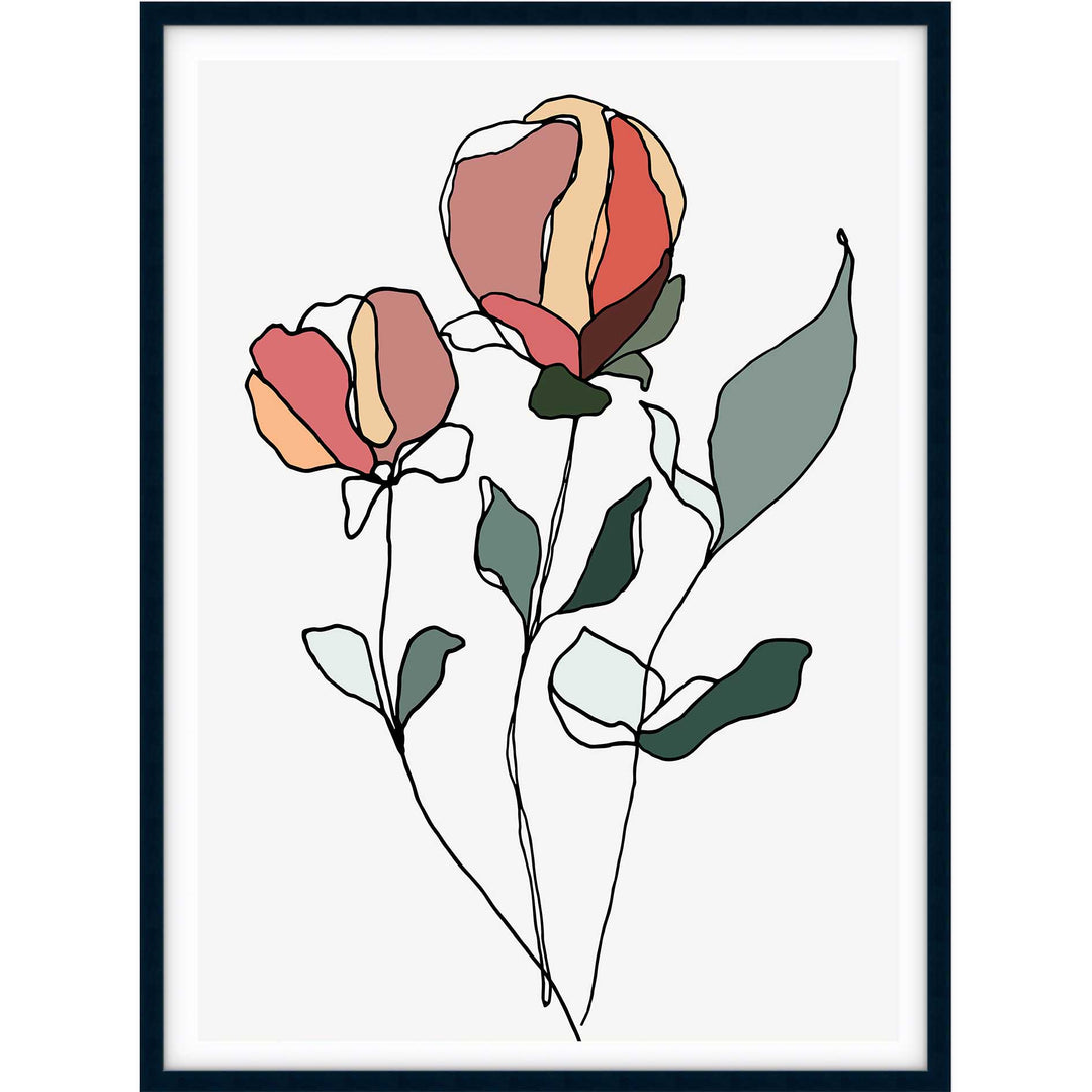 Coloured Rose I