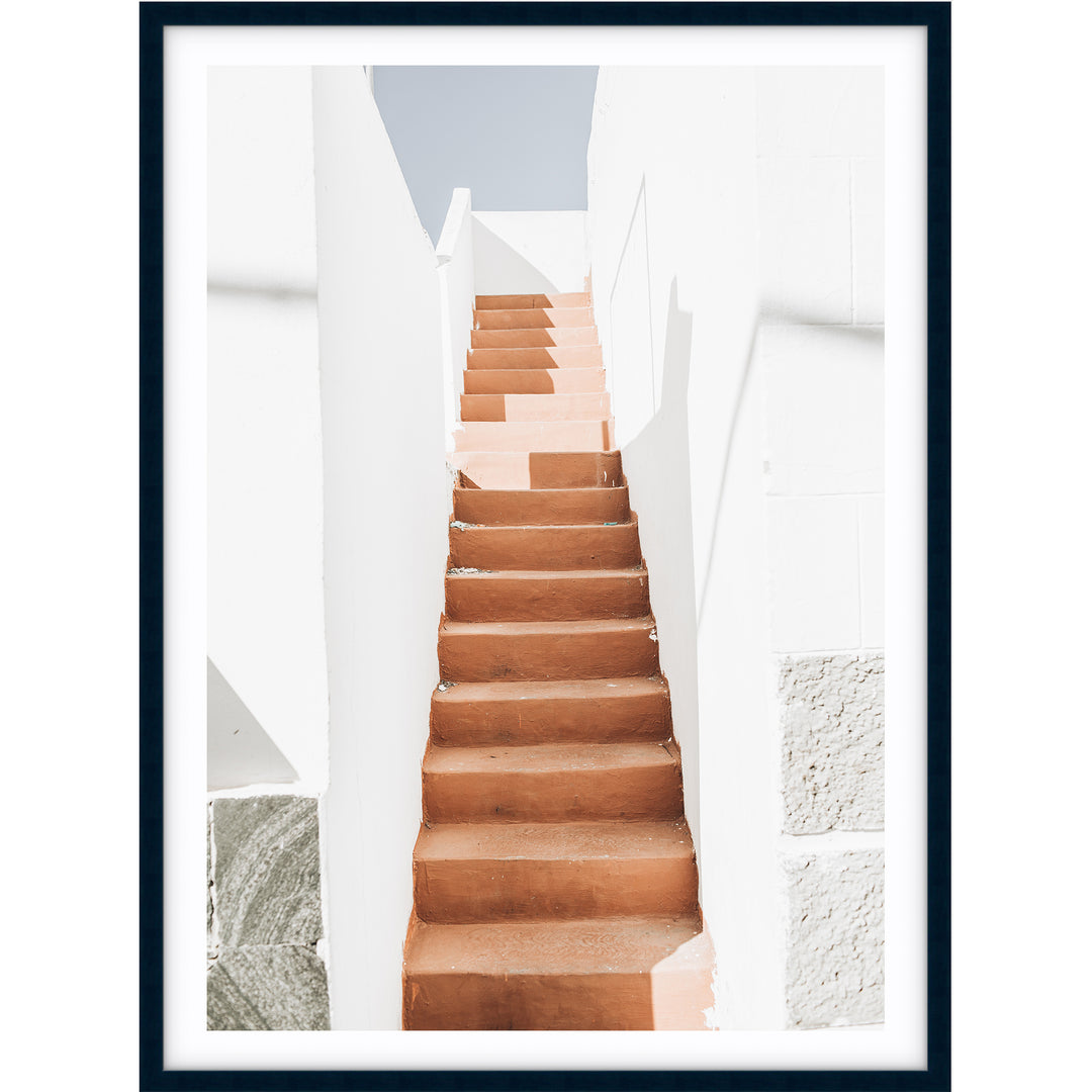 Terracotta Stairs - Santorini