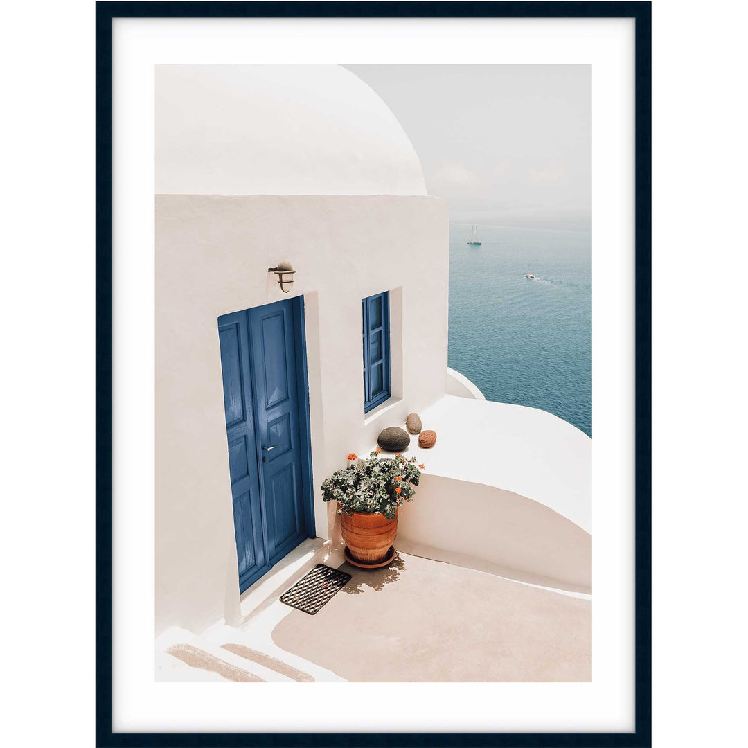 Blue Door - Santorini