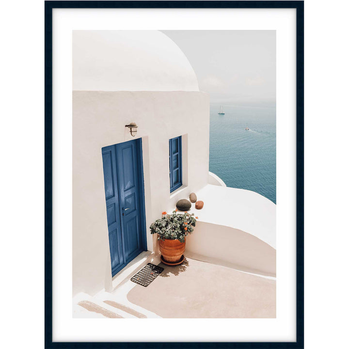 Blue Door - Santorini