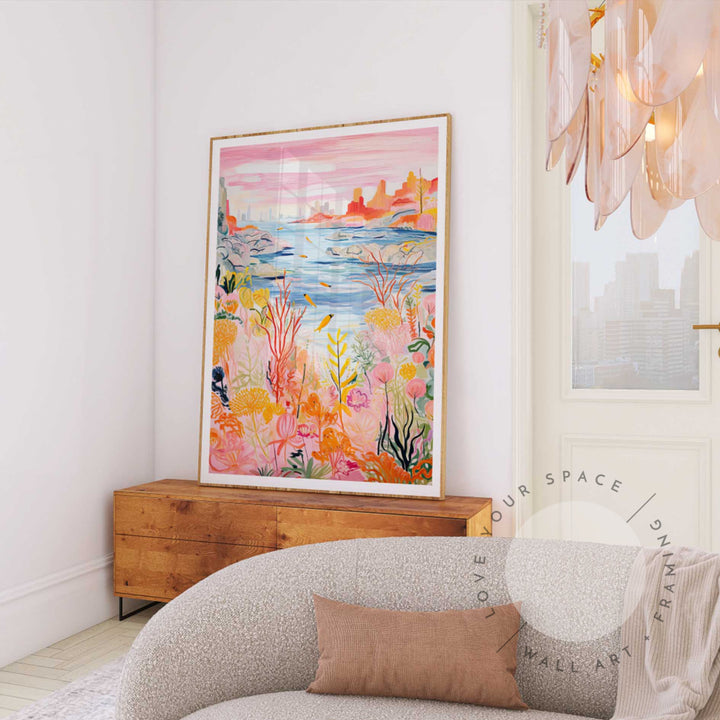 Coral Coast I Posters Prints & Visual Artwork