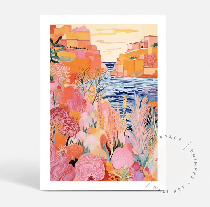 Coral Coast II A4 (21cm x 29.7cm) / No Frame Posters Prints & Visual Artwork