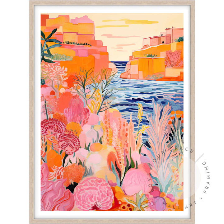 Coral Coast II A4 (21cm x 29.7cm) / Oak Posters Prints & Visual Artwork