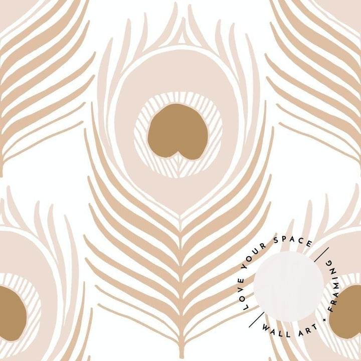 Peacock Feather Designer Wallpaper - Love Your Space