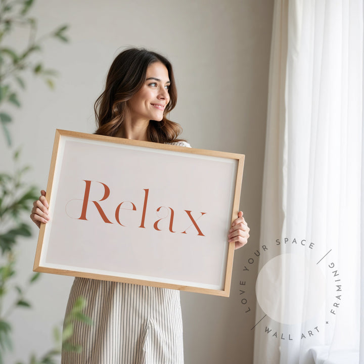 Relax Posters Prints & Visual Artwork
