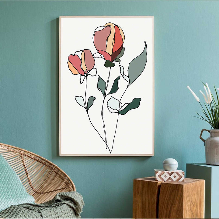 Coloured Rose I