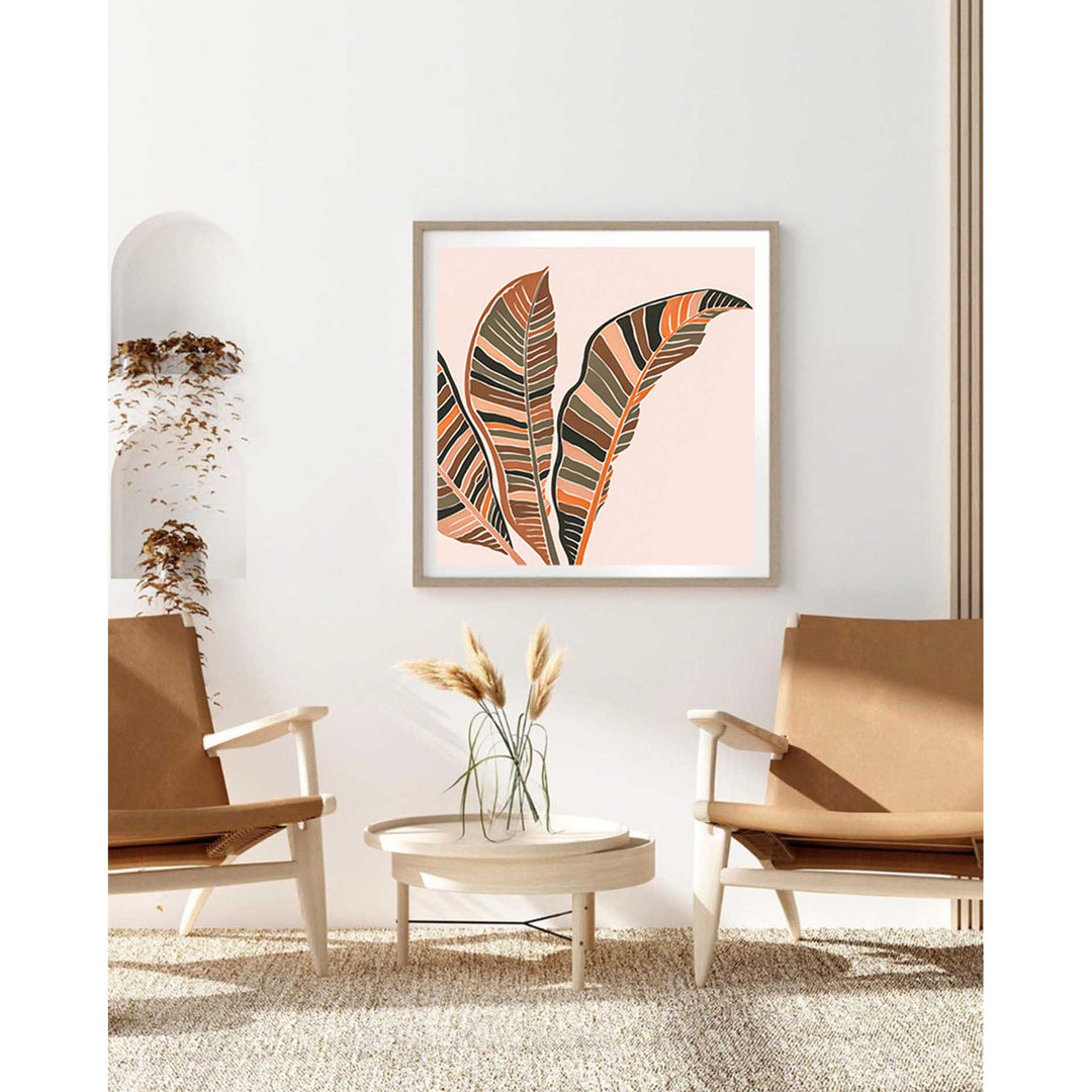 Tropical Banana Leaves - SQUARE