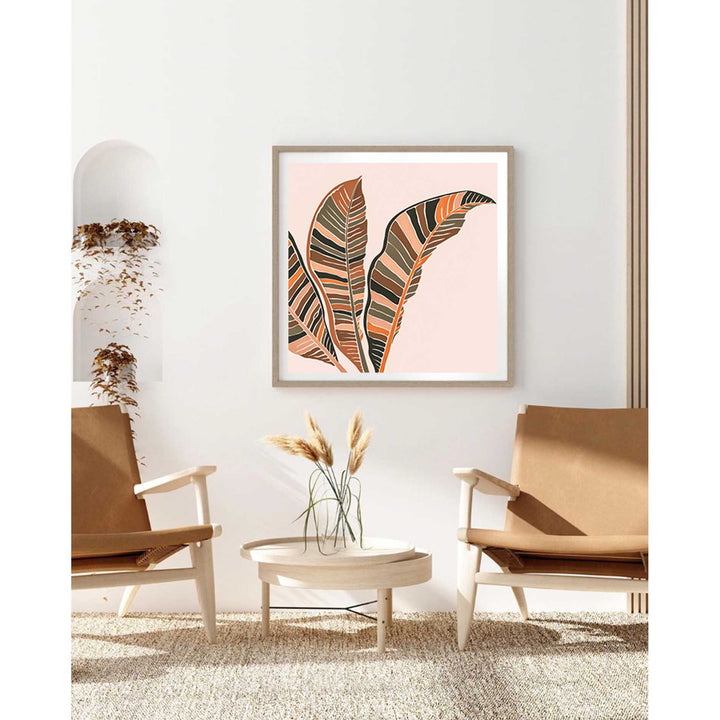 Tropical Banana Leaves - SQUARE