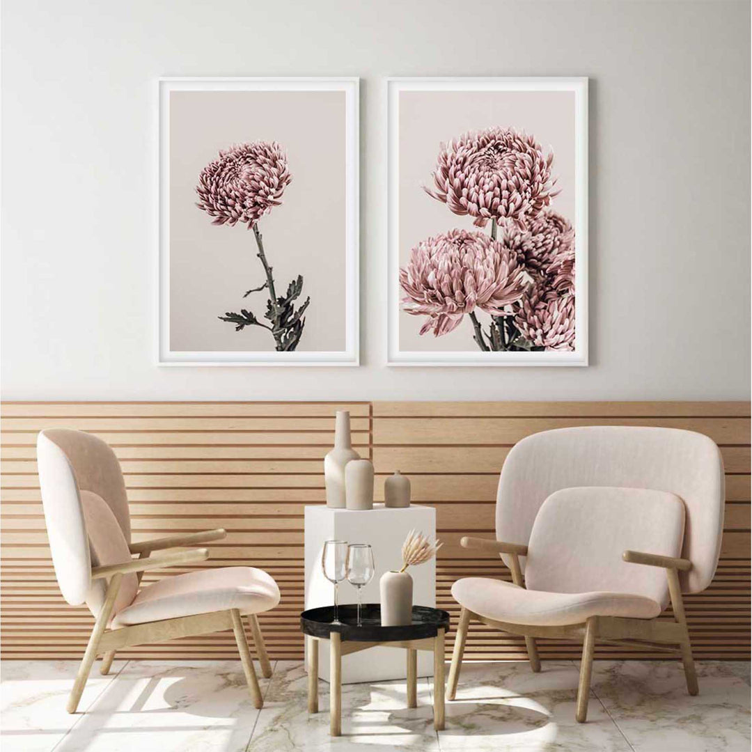 Vintage Chrysanthemums I