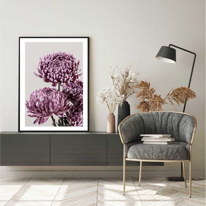 Mauve Chrysanthemum I