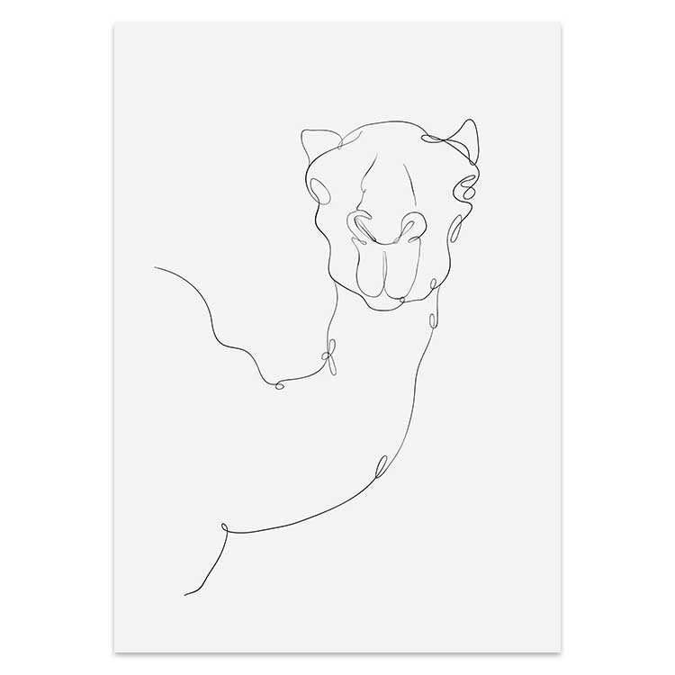 Animal Line Drawings (9 different styles)