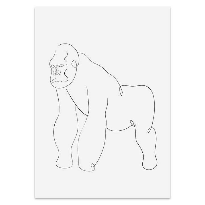 Animal Line Drawings (9 different styles)