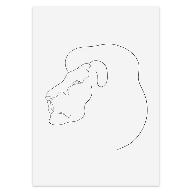 Animal Line Drawings (9 different styles)