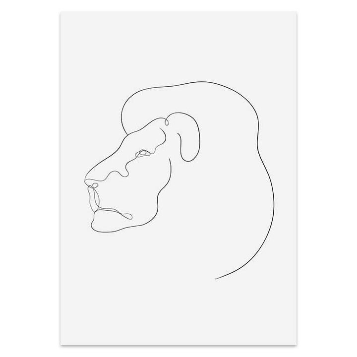Animal Line Drawings (9 different styles)