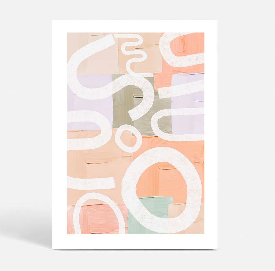 Set of 2 -Désirée I & II - Pastel