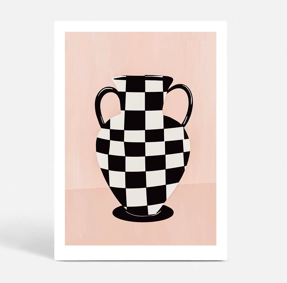 Checked Vase