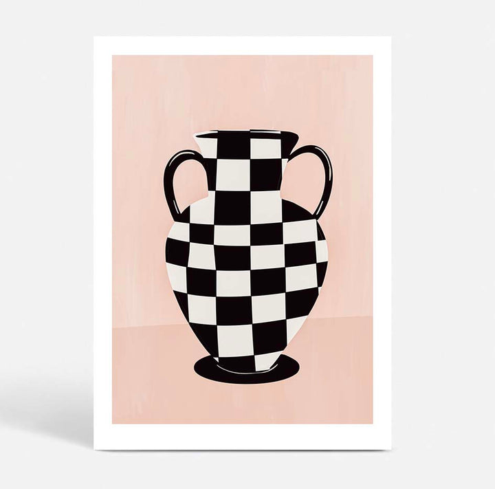 Checked Vase