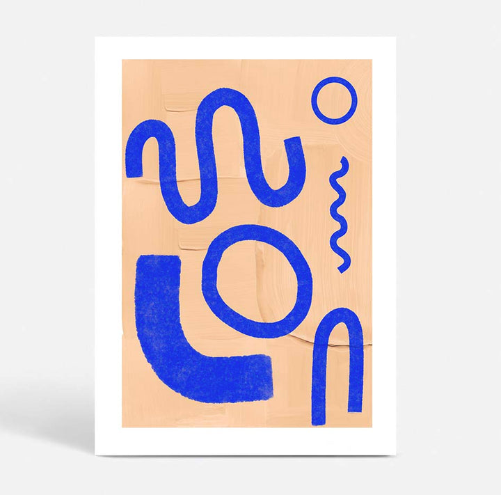 Set of 2 -Désirée I & II - Blue