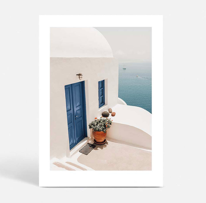 Blue Door - Santorini