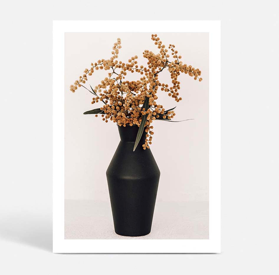 Set of 2 -Wattle on Pink I & II