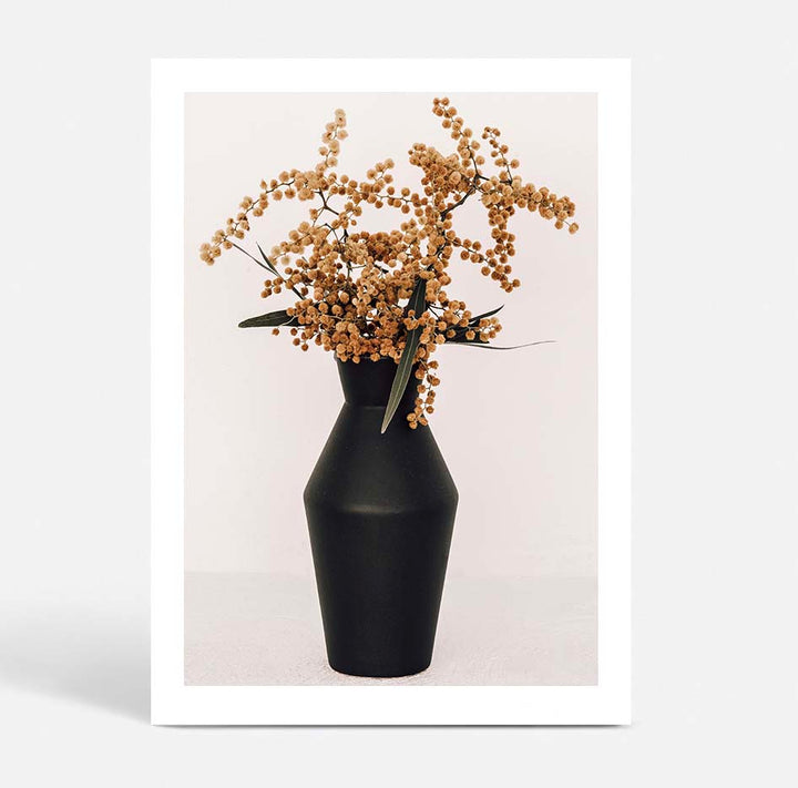 Set of 2 -Wattle on Pink I & II