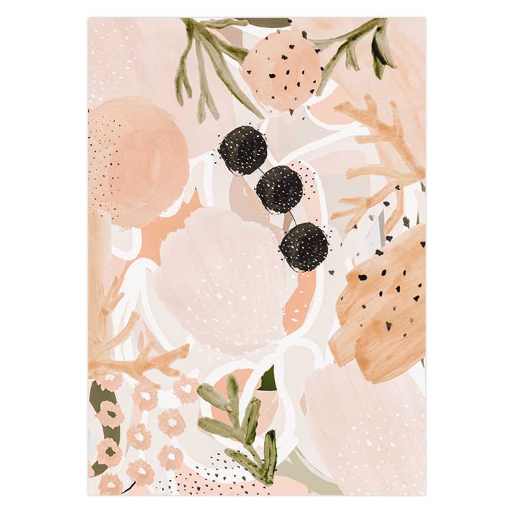 Set of 2 - Peach Gardens no.3 & no.4