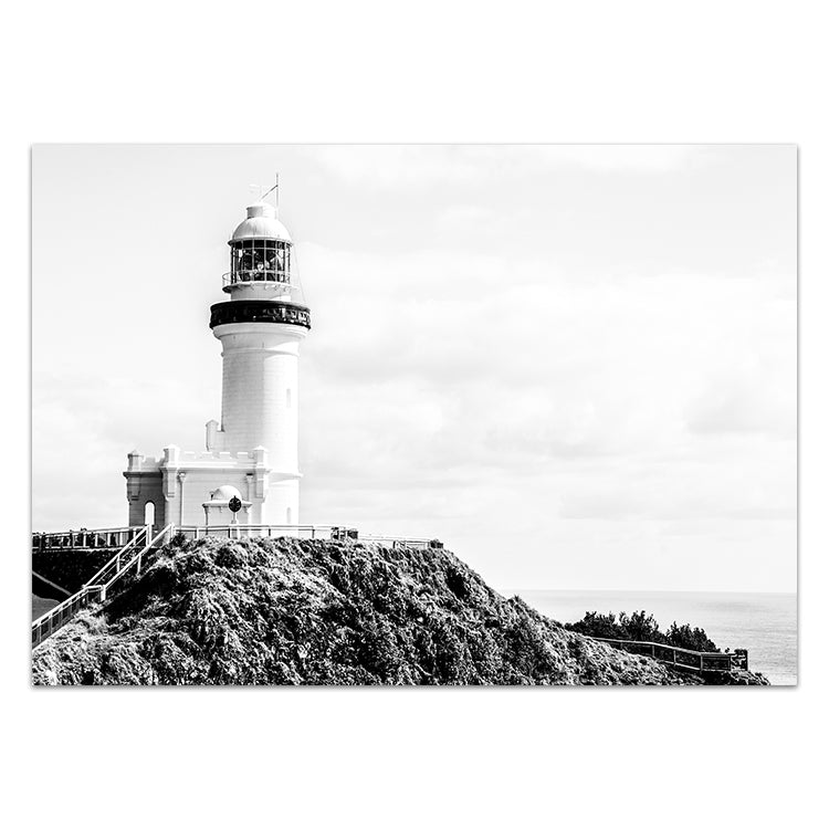 Lighthouse - Byron Bay no.2 - Black & White