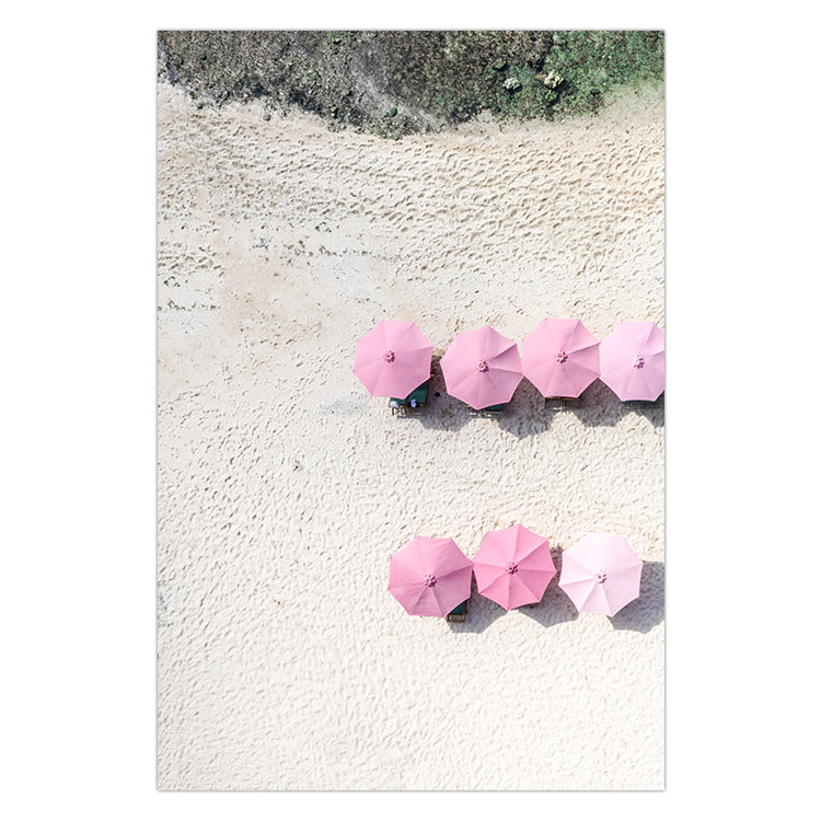 Pink Umbrellas