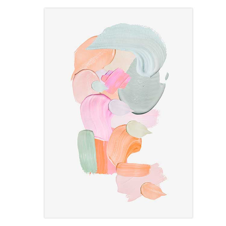 Set of 2 - Pastel Paint Strokes III & IV