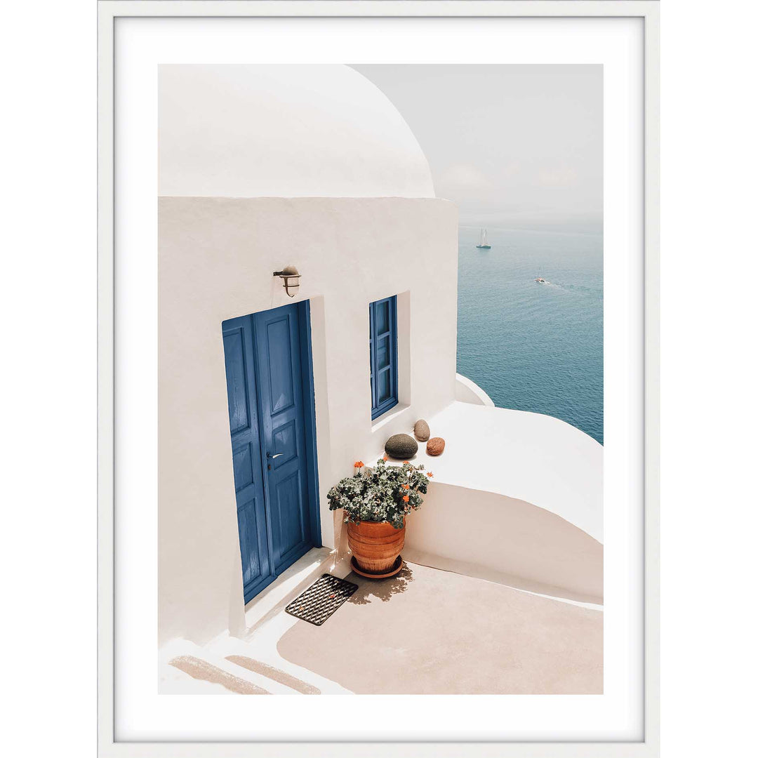 Blue Door - Santorini