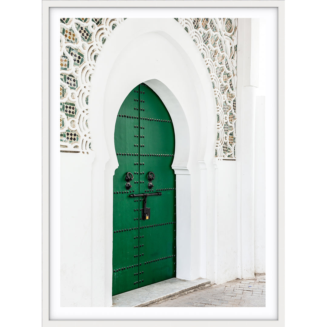 Moroccan Green Door