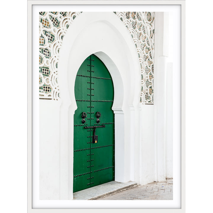 Moroccan Green Door